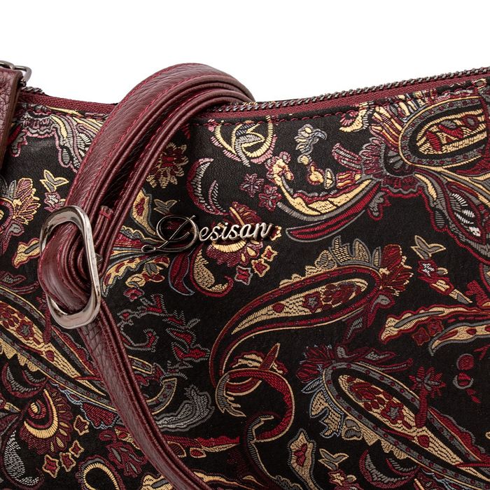 Женская кожаная сумка DESISAN SHI3044-718 купить недорого в Ты Купи