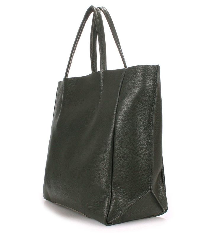 Шкіряна жіноча сумка POOLPARTY Soho хакі купити недорого в Ти Купи