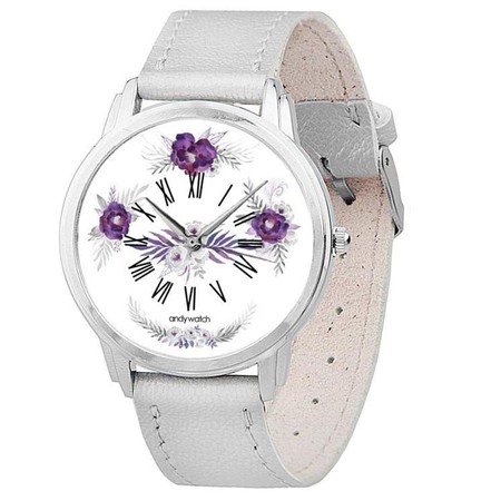 Наручний годинник Andywatch «Фіолетові квіти» AW 573-8 купити недорого в Ти Купи