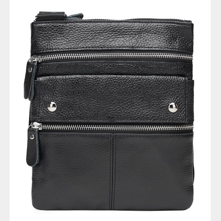 Мужская кожаная сумка Keizer K1302a-black купить недорого в Ты Купи