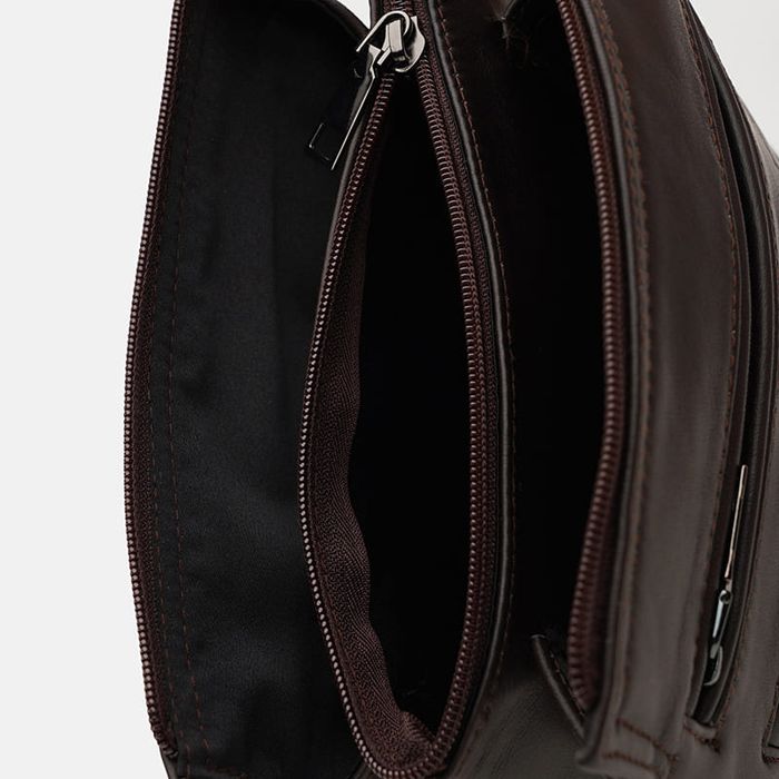 Мужская кожаная сумка Ricco Grande T1tr0025br-brown купить недорого в Ты Купи