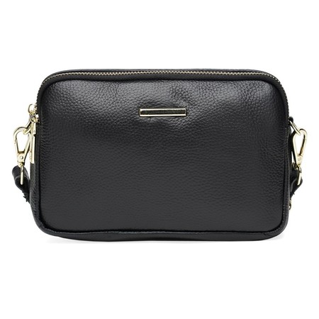 Женская кожаная сумка Borsa Leather K11906-black купить недорого в Ты Купи