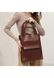 Шкіряна жіноча сумка шоппер Бетсі з кишенею бордова Краст BlankNote bn-bag-10-1-vin