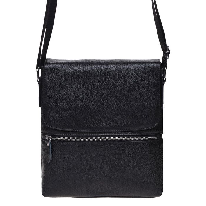Чоловіча шкіряна сумка Keizer K187015-black купити недорого в Ти Купи