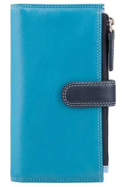 Женский кожаный кошелек Visconti rb100 blue m купить недорого в Ты Купи