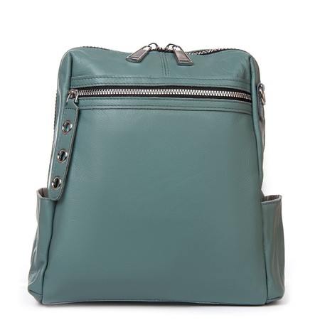 Жіночий рюкзак шкіряний ALEX RAI 8781-9 l-blue купити недорого в Ти Купи