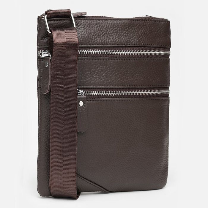 Чоловічі шкіряні сумки Keizer K1307-brown купити недорого в Ти Купи