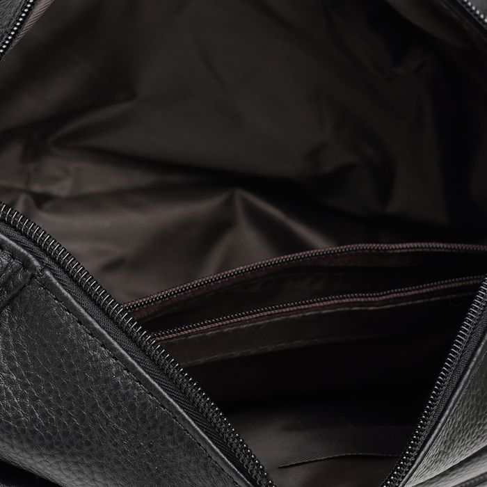 Женская кожаная сумка Borsa Leather K1131-black купить недорого в Ты Купи