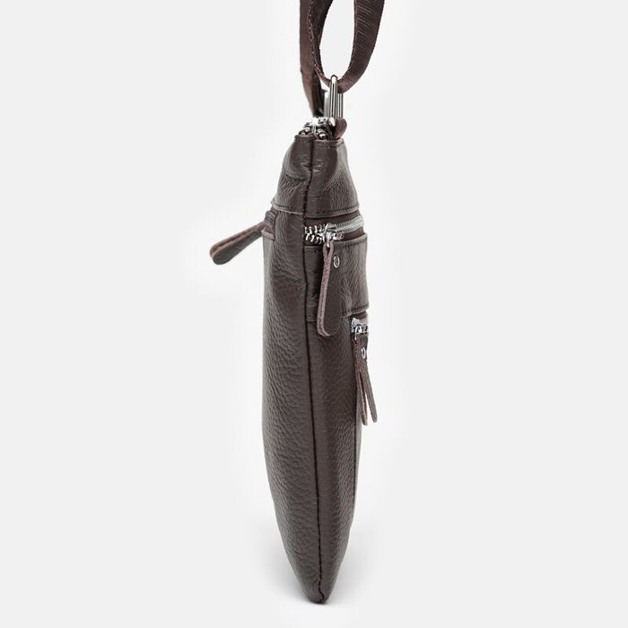 Мужская кожаная сумка Keizer K1307-brown купить недорого в Ты Купи