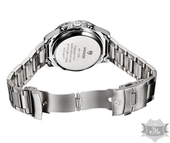 Чоловічий наручний спортивний годинник Weide Standart Silver (1506) купити недорого в Ти Купи