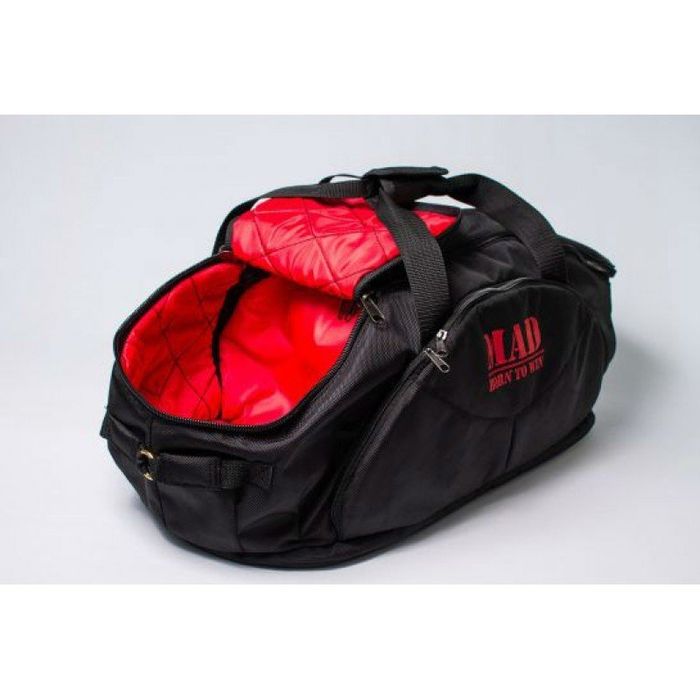 Спортивна сумка з червоною підкладкою MAD INFINITY SIN8001 40 л купити недорого в Ти Купи