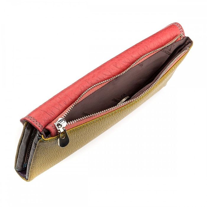 Жіночий шкіряний гаманець ST Leather 18407 (SB42-2) Гірчичний купити недорого в Ти Купи