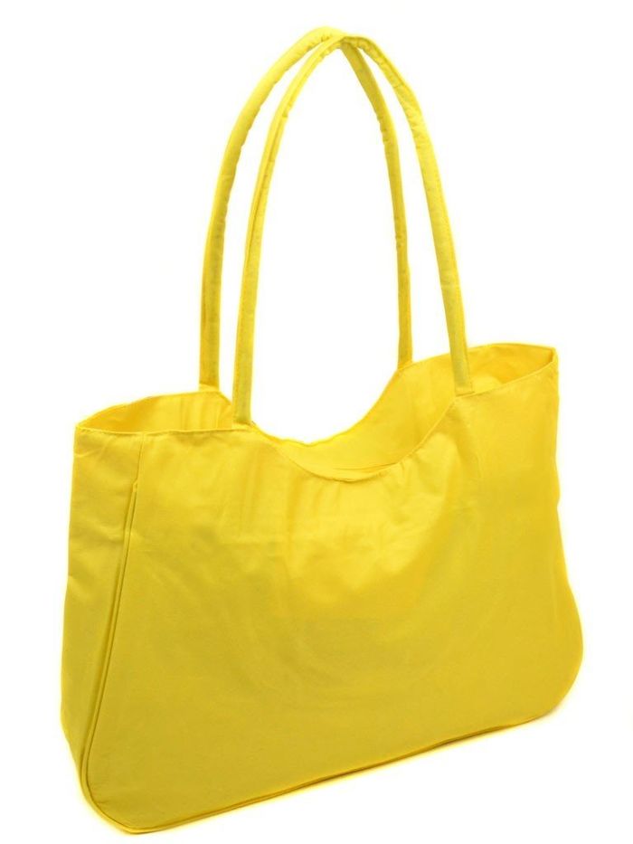 Женская желтая Летняя пляжная сумка Podium /1328 yellow купить недорого в Ты Купи