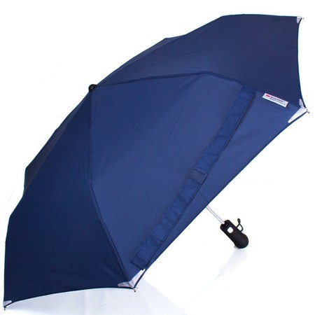 Синий Мужской автоматический зонт с фонариком и светоотражающими вставками FARE купить недорого в Ты Купи