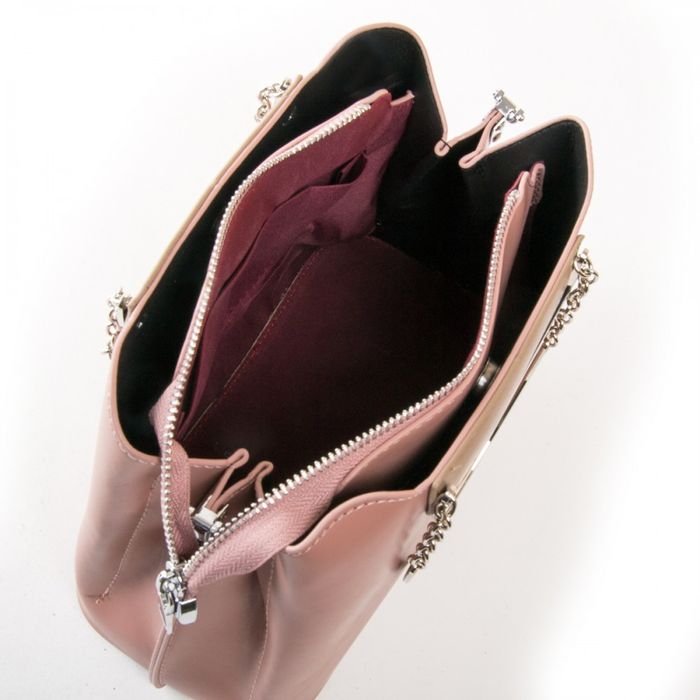 Жіноча сумочка з шкіри моди 01-06 1983 рожевий купити недорого в Ти Купи