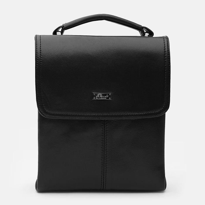 Мужская кожаная сумка Ricco Grande T1tr0029bl-black купить недорого в Ты Купи