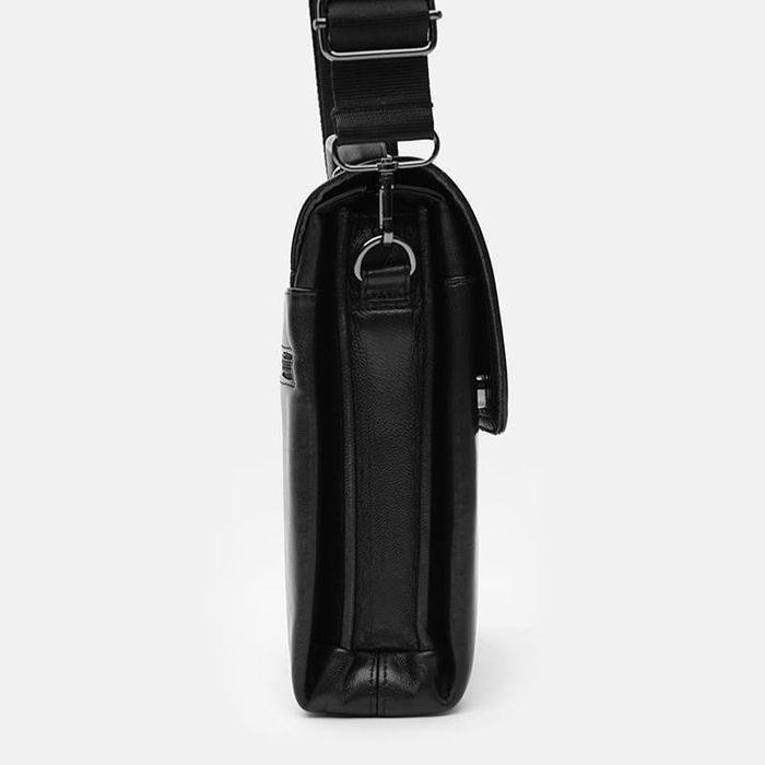 Чоловіча шкіряна сумка Ricco Grande T1tr0029bl-black купити недорого в Ти Купи