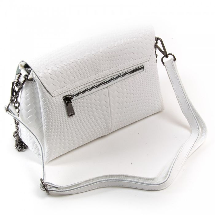 Жіноча шкіряна сумка класична ALEX RAIJ009-1 Білий купити недорого в Ти Купи