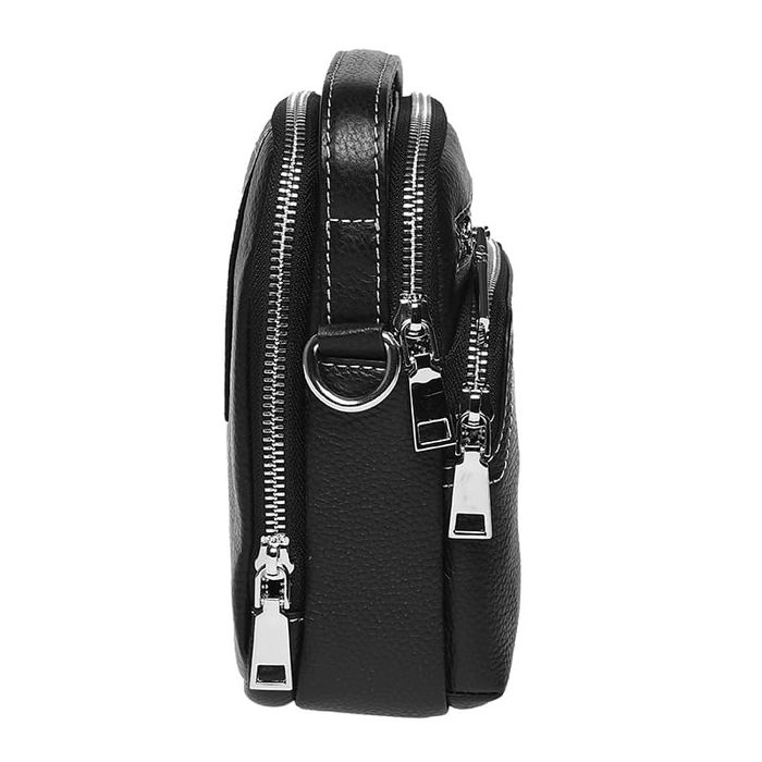Мужская кожаная сумка Ricco Grande k16066-black купить недорого в Ты Купи