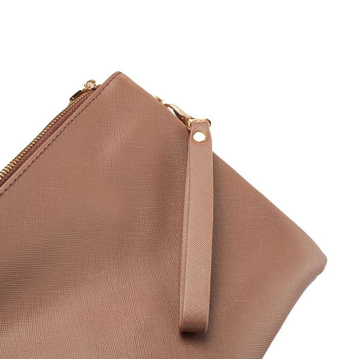 Женская сумка-клатч из кожзама AMELIE GALANTI A991705-camel купить недорого в Ты Купи
