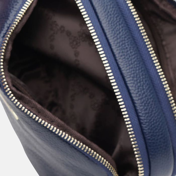 Жіноча шкіряна сумка Borsa шкіра K11906n-блакита купити недорого в Ти Купи