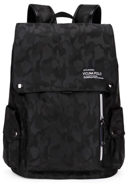 Чоловічий чорний рюкзак Polo 5522 купити недорого в Ти Купи