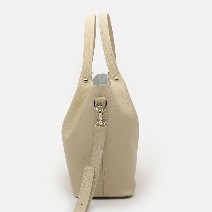 Женская кожаная сумка Ricco Grande 1l943FL-beige купить недорого в Ты Купи