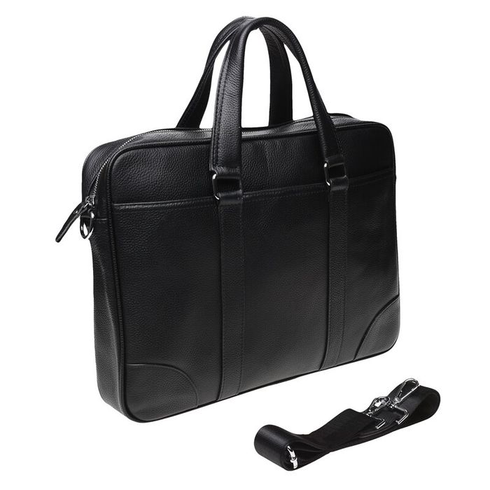 Чоловіча сумка шкіряна Keizer K19904-1-black купити недорого в Ти Купи