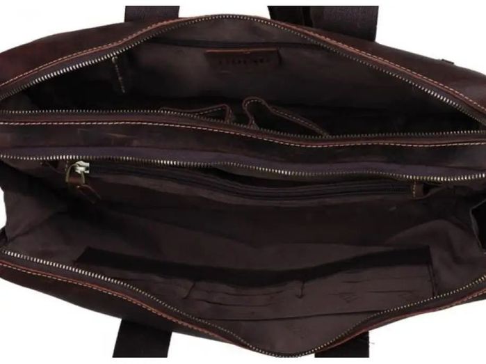 Мужская кожаная деловая сумка Vintage 14567 купить недорого в Ты Купи