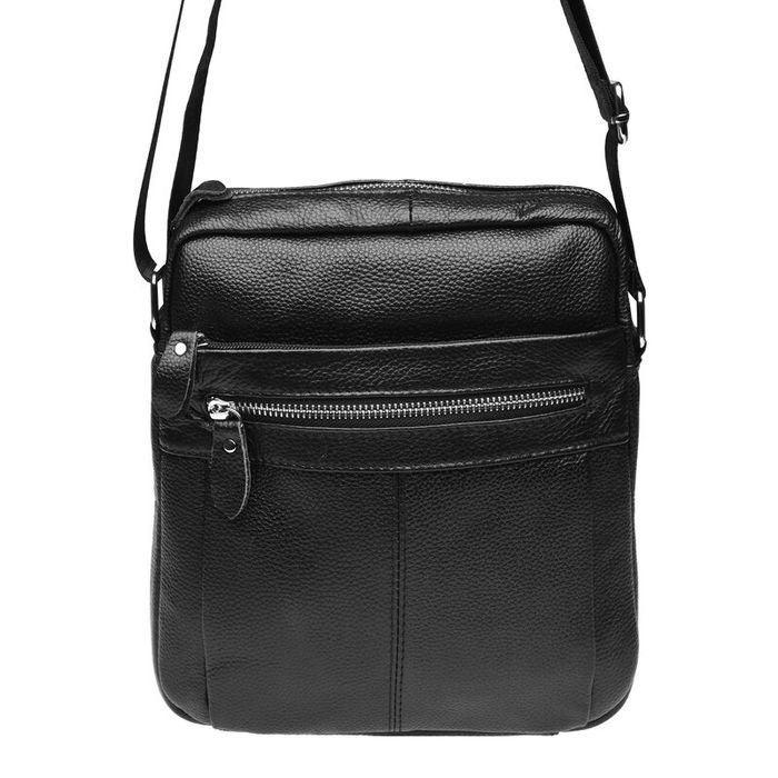 Мужская кожаная сумка через плечо Keizer K19980-black купить недорого в Ты Купи