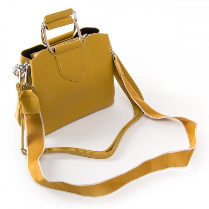 Женская сумочка из кожезаменителя FASHION 01-06 8320 yellow купить недорого в Ты Купи