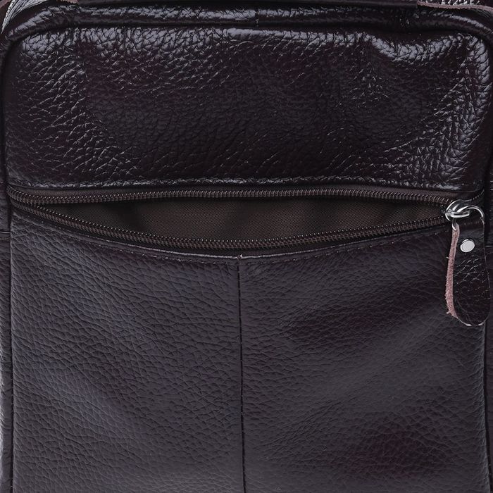Чоловіча шкіряна сумка Keizer k15608-brown купити недорого в Ти Купи