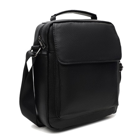 Мужская кожаная сумка Keizer K1602-black купить недорого в Ты Купи