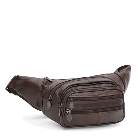 Чоловіча шкіряна сумка Keizer K18015br-brown купити недорого в Ти Купи