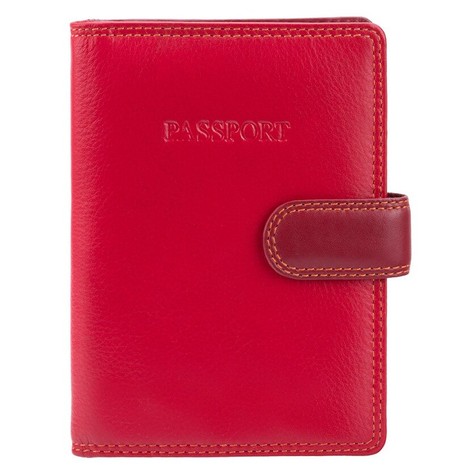 Кожаная обложка для паспорта Visconti rb75 red m купить недорого в Ты Купи