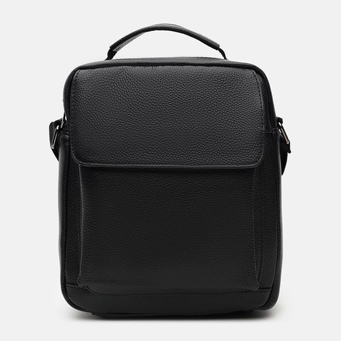 Чоловіча шкіряна сумка Keizer K1602-black купити недорого в Ти Купи