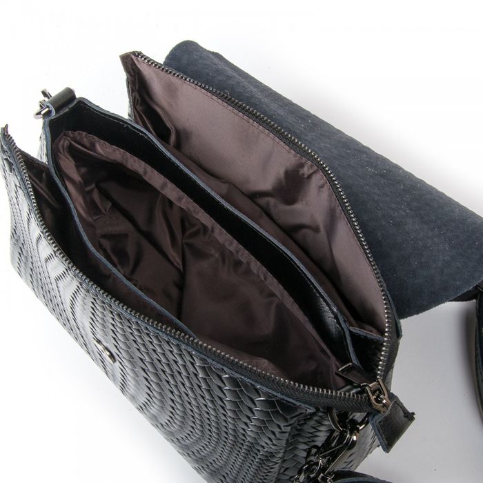 Женская кожаная сумка классическая ALEX RAI J009-1 black купить недорого в Ты Купи