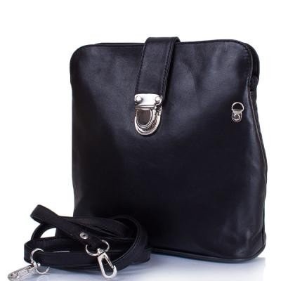 Жіноча шкіряна чорна сумка TUNONA SK2417-2 купити недорого в Ти Купи