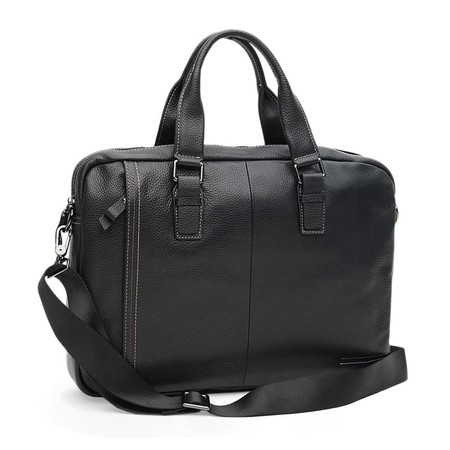 Чоловіча шкіряна сумка Keizer K117626bl-black купити недорого в Ти Купи