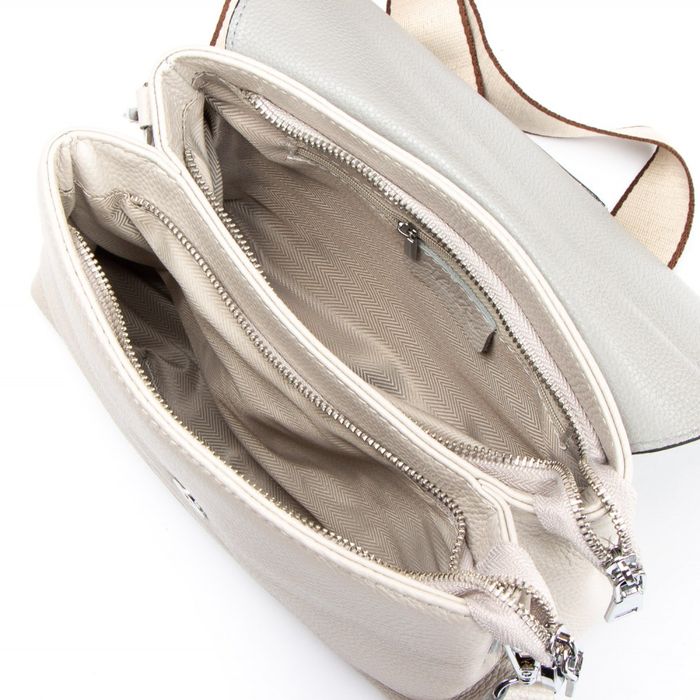 Женская кожаная сумка классическая ALEX RAI 99115 L-grey купить недорого в Ты Купи