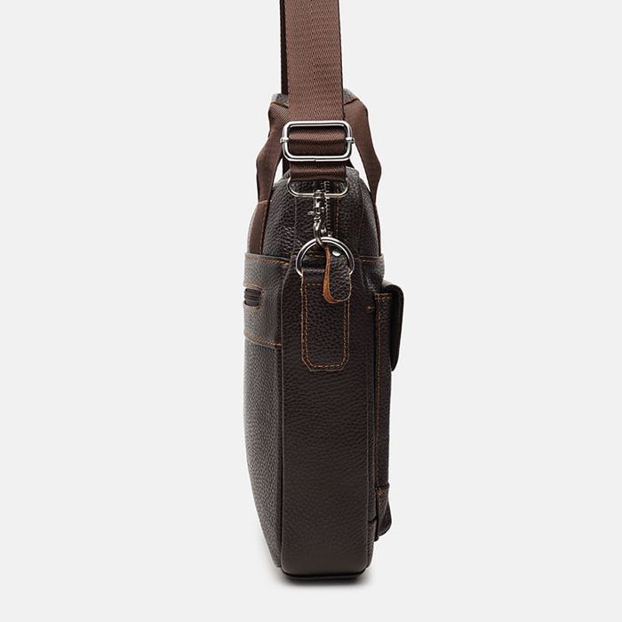 Мужская кожаная сумка Keizer K18860br-brown купить недорого в Ты Купи