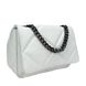 Стеганная женская мягкая сумочка на цепи Firenze Italy F-IT-98106W