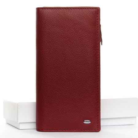 Жіночий гаманець, виготовлений з налагодженої шкіри класики доктор Бонд WMB-3M Dark-C. купити недорого в Ти Купи