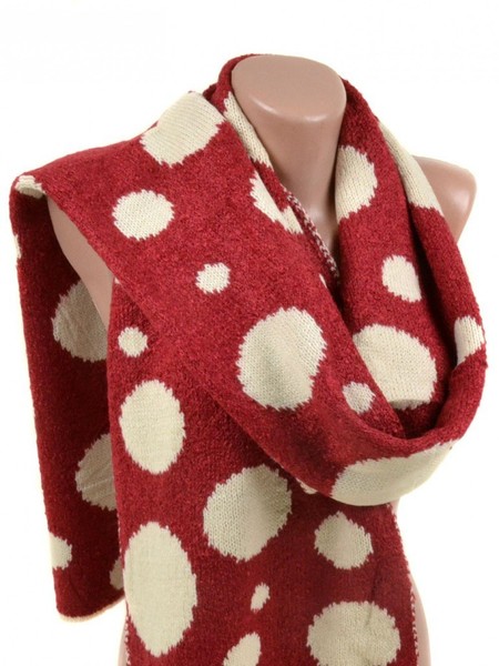 Жіночий шарф віскоза M0450 red купити недорого в Ти Купи