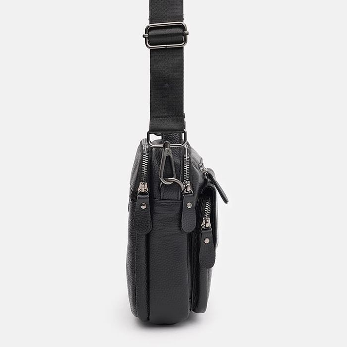 Мужская кожаная сумка Keizer K1035bl-black купить недорого в Ты Купи