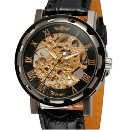 Мужские наручные часы скелетон Winner Chocolate (1119) купить недорого в Ты Купи