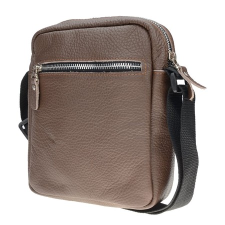 Чоловічі шкіряні сумки Borsa Leather 1t1024-brown купити недорого в Ти Купи