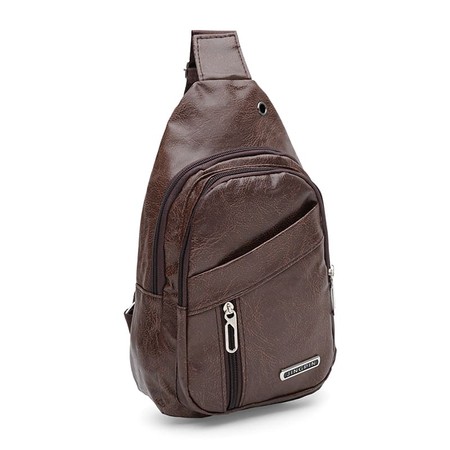 Чоловічий рюкзак через плече Monsen C1920br-brown купити недорого в Ти Купи
