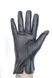 Черные женские перчатки из натуральной кожи Shust Gloves М