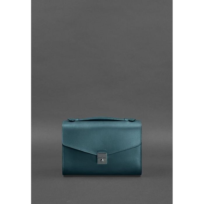 Жіноча шкіряна сумка-кроссбоді BlankNote Lola Зелена (BN-BAG-35-malachite) купити недорого в Ти Купи